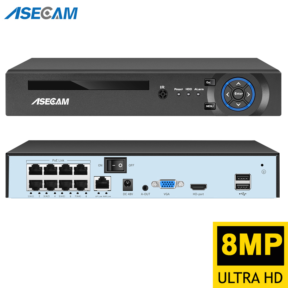 Eyelash Extension Uk - ASECAM 8MP 4K регистратор видеонаблюдения POE