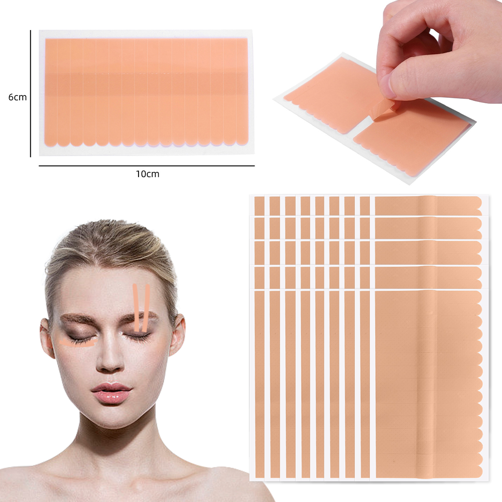 Eyelash Extension Double Lash - 10/20 шт. лента для ресниц нетканая