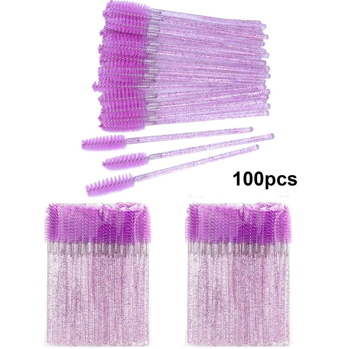 Eyelash Extension Wholesale - 100 шт. одноразовых расчесок оптом для