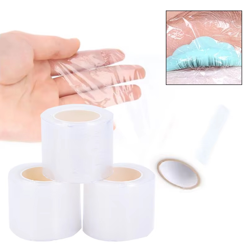 Eyelash Extension Double Lash - Пленка для макияжа прозрачная 200 м/рулон,