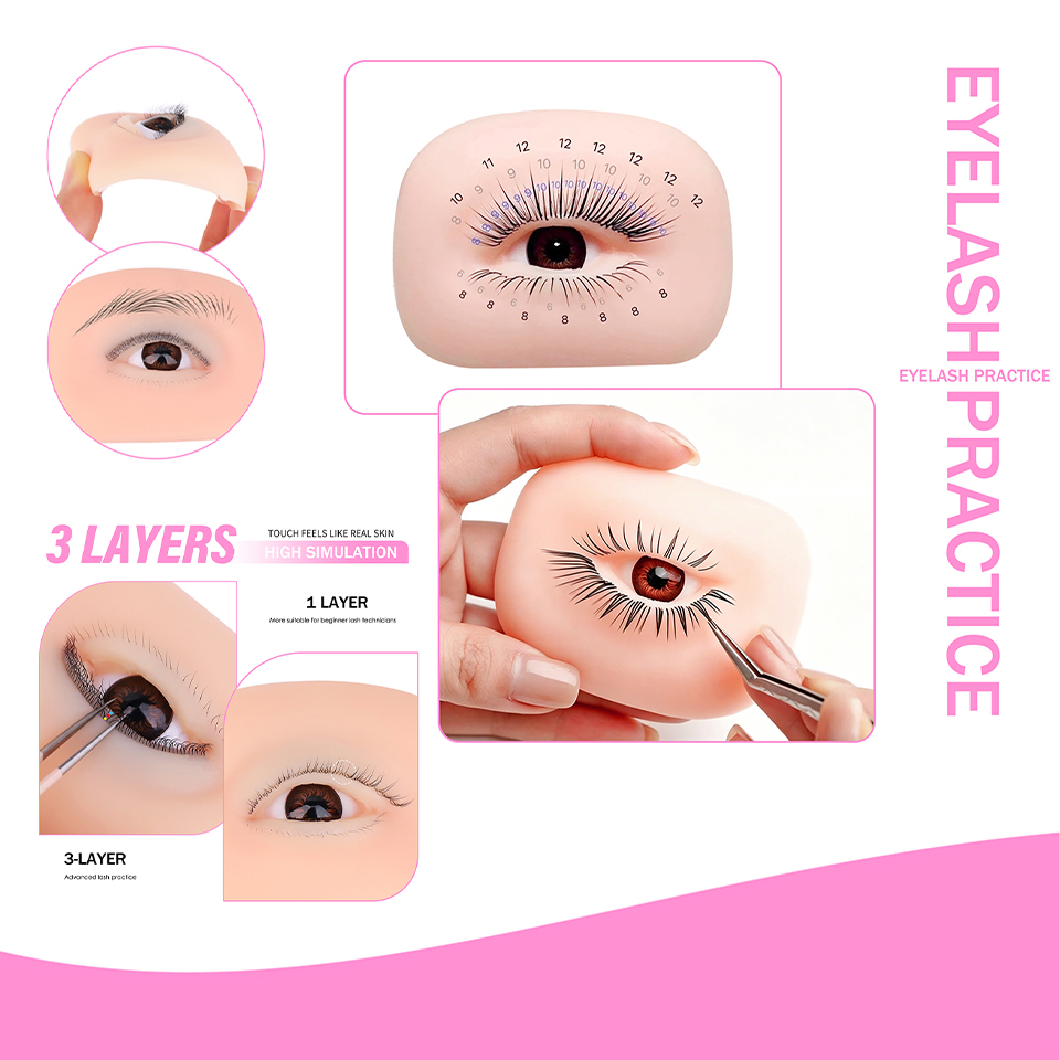 Многоразовые 3-слойные накладн – обзор и цена Eyelash Extension Doll Eye