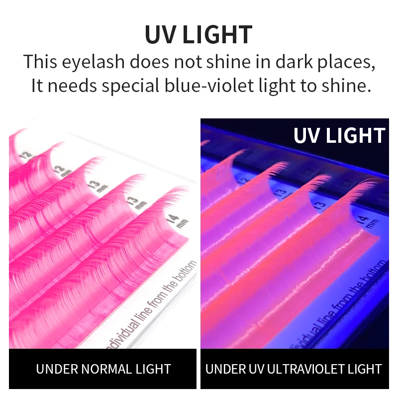 NATUHANAFashion УФ-цветные рес – обзор и цена Eyelash Extension Uv