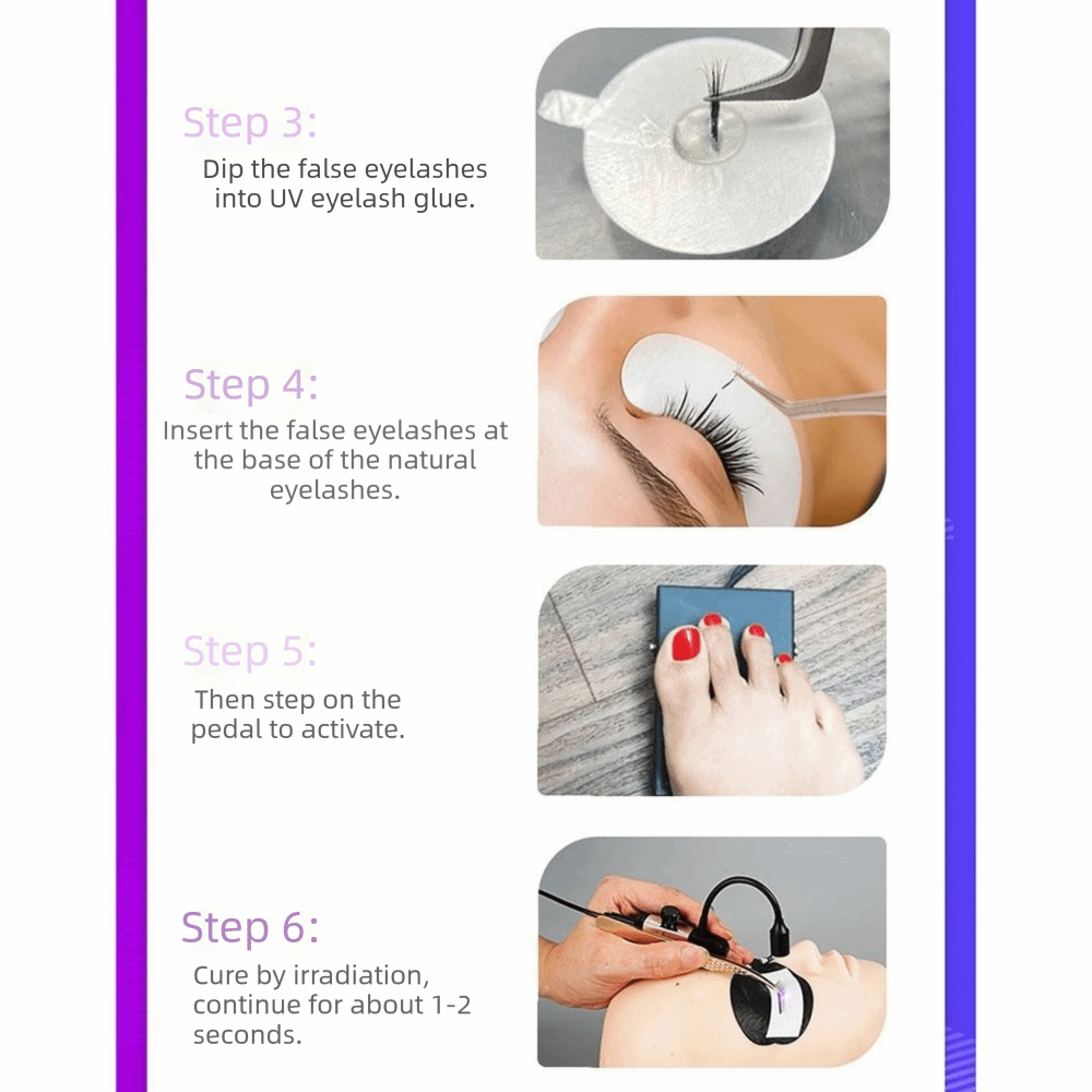 Портативная УФ-лампа для наращ – обзор и цена Eyelash Extension Uv