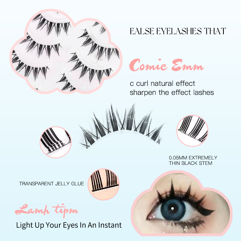 5 пар накладных ресниц в стиле – обзор и цена Eyelash Extension Doll Eye