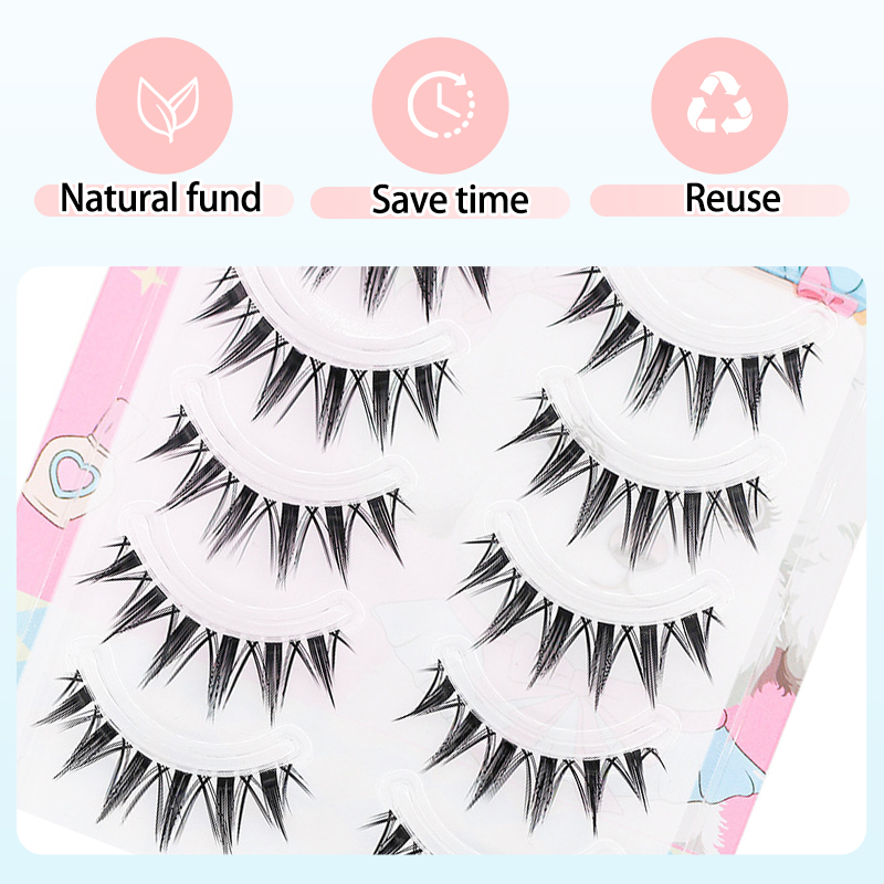 5 пар накладных ресниц в стиле – обзор и цена Eyelash Extension Doll Eye