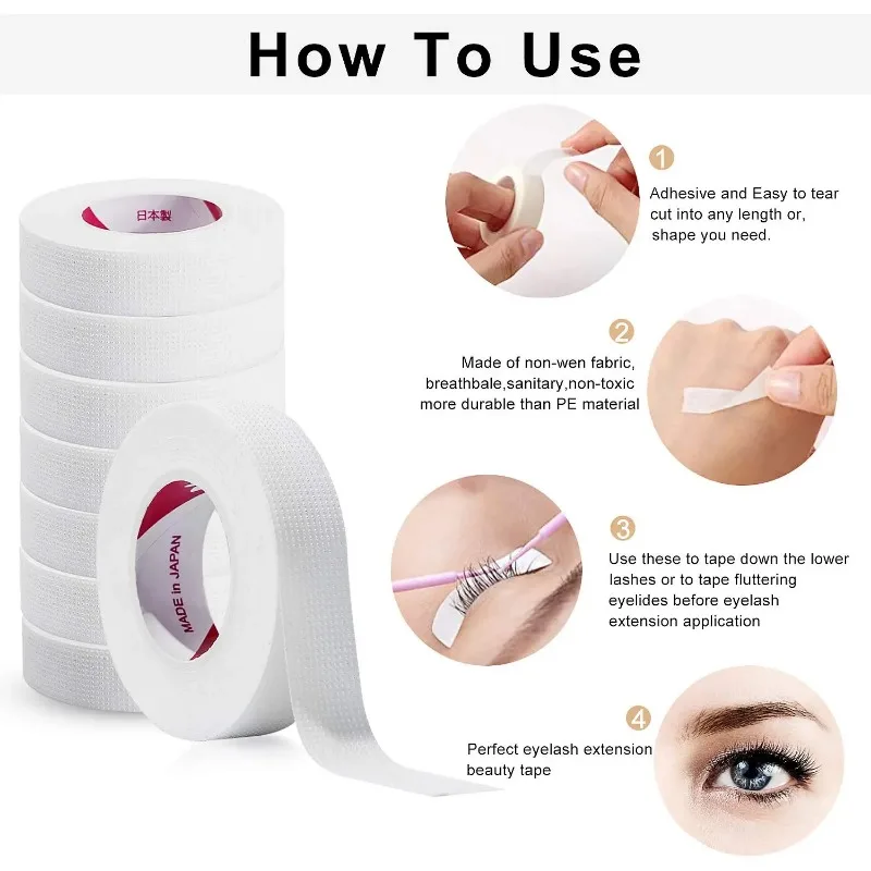 6 рулонов японской изоляционно – обзор и цена Eyelash Extension Japanese