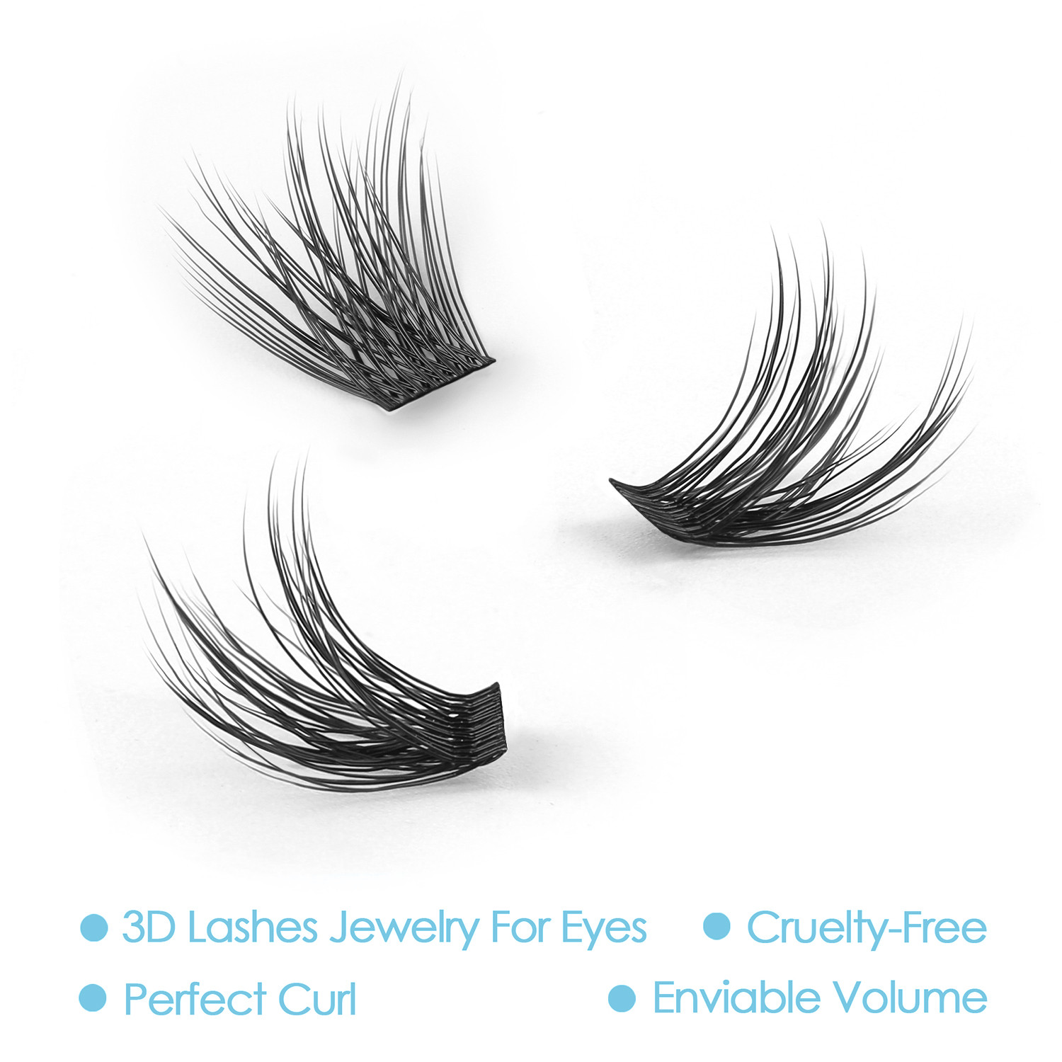 Новые сегментированные пучки р – обзор и цена Eyelash Extension Doll Eye