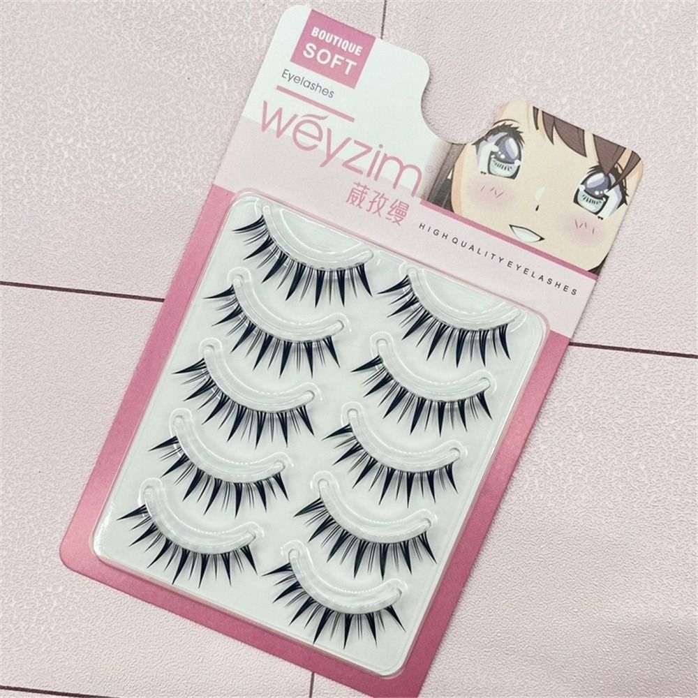 5 пар в упаковке, японские нак – обзор и цена Eyelash Extension Japanese